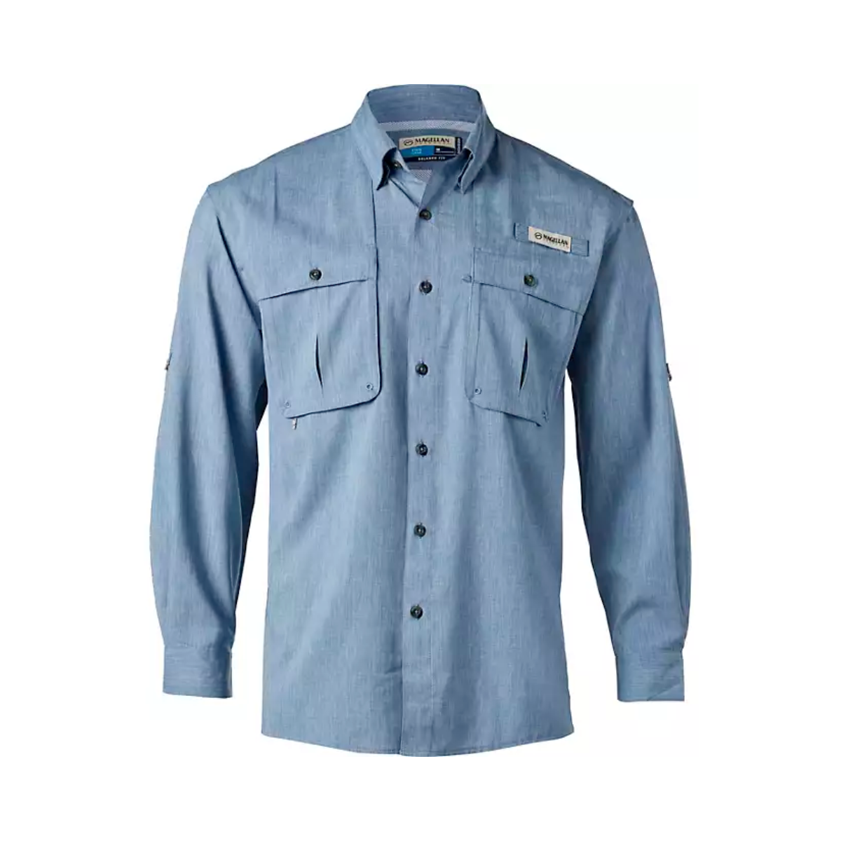 Magellan Outdoors Men's Aransas Pass Heather Short Sleeve Fishing Shirt