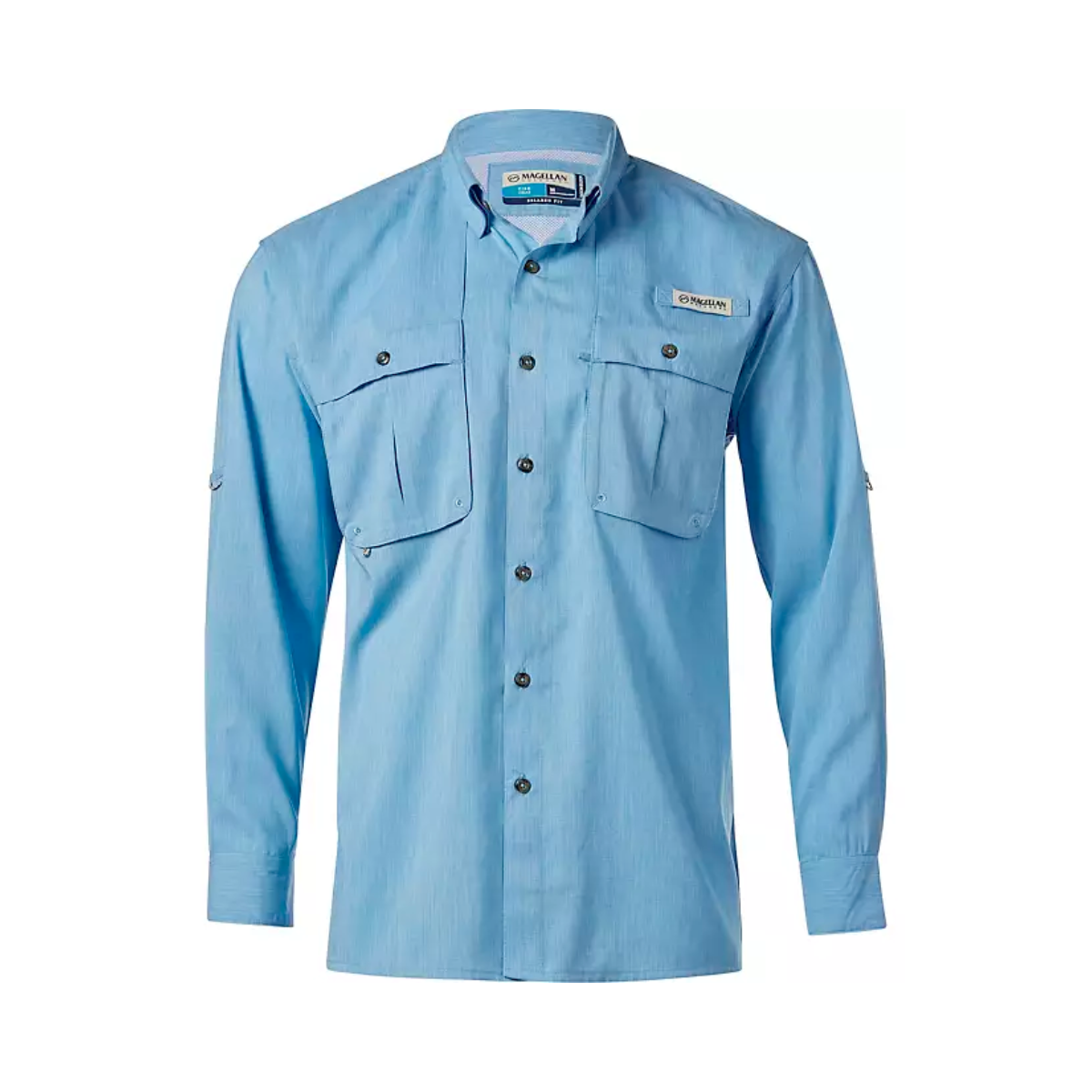 Camisa Magellan Outdoors Heather, celeste