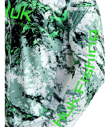 Playera Huk Fishing Pursuit Mossy Oak Hombre Pesca
