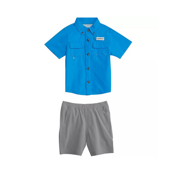 Conjunto Magellan 2 A 6 Años Bebe Niño Camisa Y Short Solar