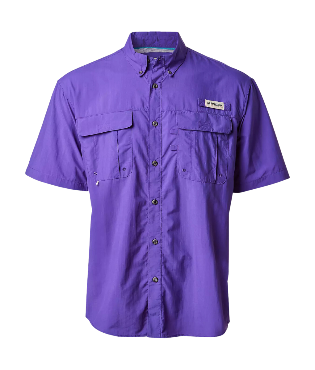 Camisa Magellan Outdoors Laguna Madre Manga Corta, violeta