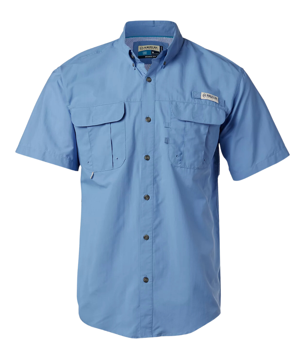 Camisa Magellan Outdoors Laguna Madre Manga Corta, celeste