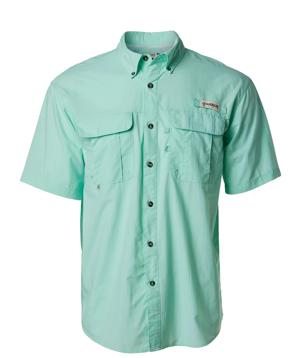 Camisa Magellan Outdoors Laguna Madre Manga Corta, cian